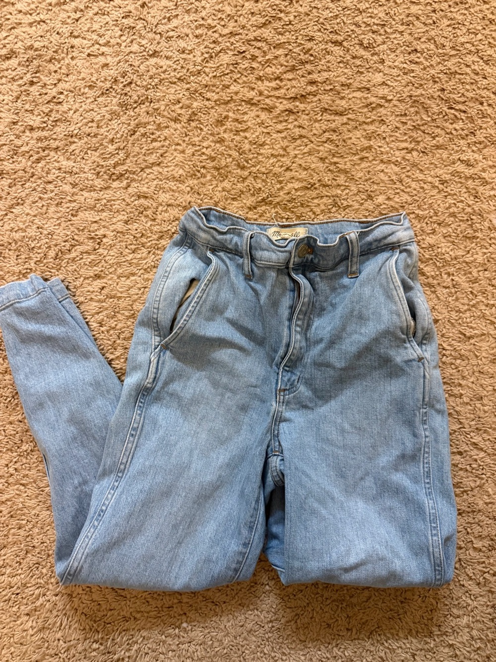 Madewell Light Blue High-Rise Jeans